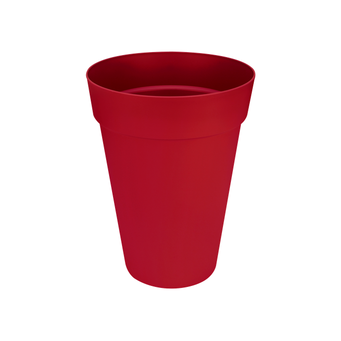 loft urban round high 42cm cranberry red